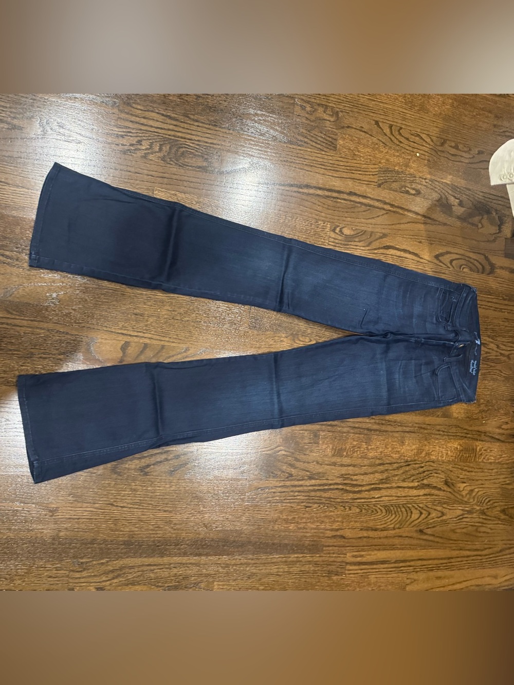 Women’s Seven 7 For All Mankind Mid Rise Bootcut Jeans 26 Denim Dark Wash Blue - Picture 2 of 5
